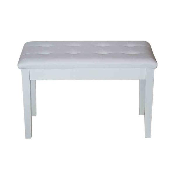 Modern Wooden Piano Bench With Storage
