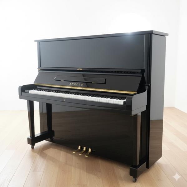 Apollo SR7 Black Upright Piano | Used Pianos Dubai