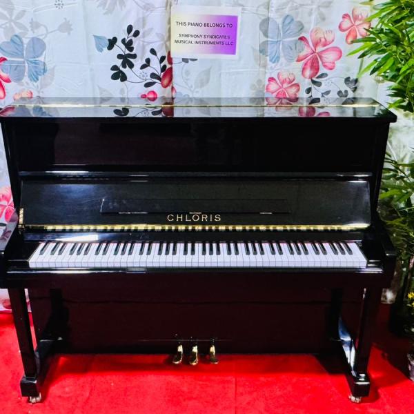 Chloris HU118 Black Upright Piano |Used Pianos Dubai