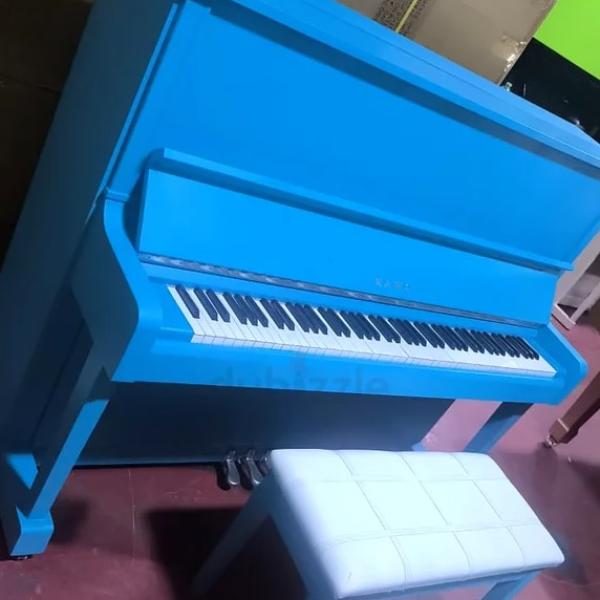Kawai BS10 Blue Upright Piano – Made in Japan