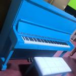 Kawai BS10 Blue Upright Piano – Made in Japan | Used Pianos Dubai