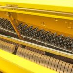 Yamaha U1 Upright Piano | Yellow Finish | Used Pianos Dubai