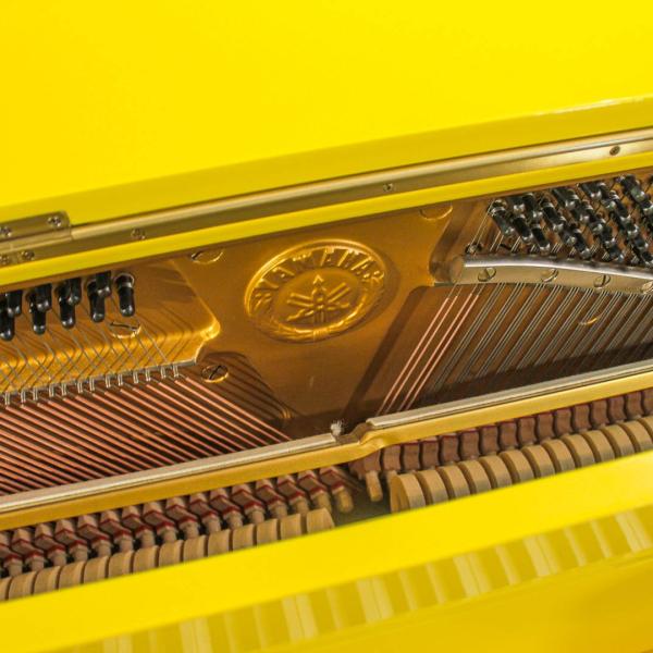 Yamaha U1 Upright Piano | Yellow Finish | Used Pianos Dubai