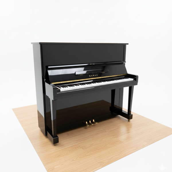 Kawai K20 Upright Piano Serial No 109580 In Polished Ebony