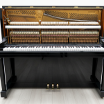 Kawai K20 Upright Piano Serial No 109580 In Polished Ebony
