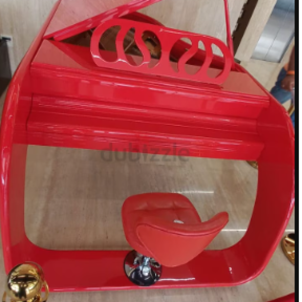 Stunning Ferrari Car Shaped Red Grand Piano - A Unique Showpiece for Your Space