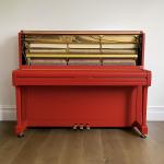 Vibrant Red Yamaha Upright Piano for Sale -U3