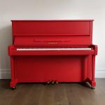 Vibrant Red Yamaha Upright Piano for Sale -U3